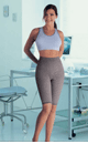High waist CYCLIST's shorts