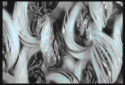 The composition of Texenergy garment - The strands of Copper, Zinc and Silica interwoven with soft micro-fibre.